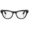 Умные очки Ray-Ban Meta* Skyler Gen 2 Shiny Black, Прозрачные линзы для компьютера Clear Blue-Violet (RW4014)